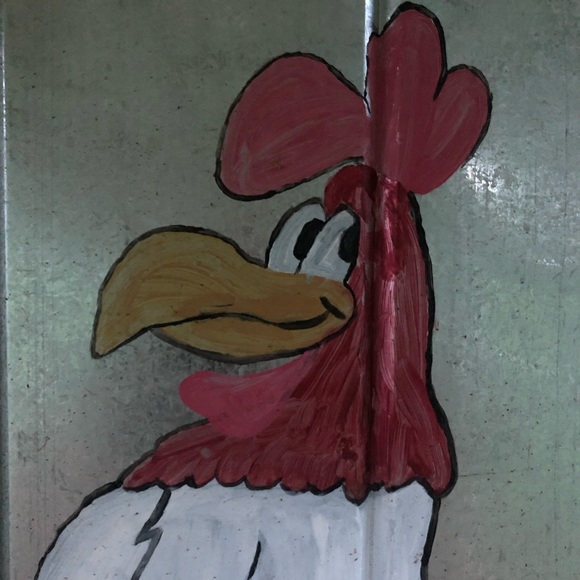 Wall art inside/outside on metal board. - Picture 3 of 5